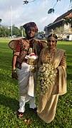 Sri Lankan Kandyan bride and groom Sri Lanka