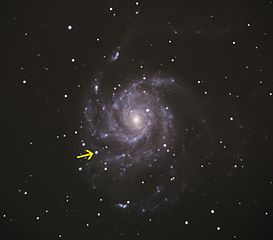 2011年8月的Ia型超新星SN 2011fe。