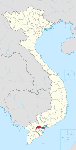 前江省在越南的位置