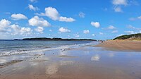 Ynys Llanddwyn from Newborough Beach at low tide