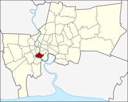 Khet location in Bangkok