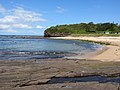 Commonly called a 'rock platform' in Australia, these two examples at Austinmer, N.S.W, are typical of many on the coast of south-eastern Australia.