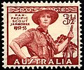 Image 12Australian Scouting stamp (from Scouting in popular culture)