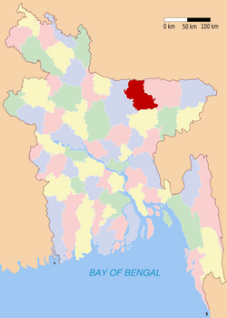 内德罗戈纳县于孟加拉位置图
