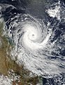 Image 10Tropical Cyclone Larry over the Great Barrier Reef, 19 March 2006 (from Environmental threats to the Great Barrier Reef)