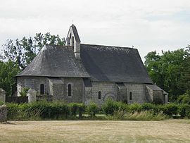 The church in La Lande-Chasles