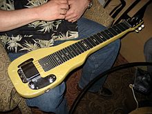 Electric lap steel guitar