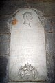 Memorial plaque of Louis Napoleon, with the Dutch Lion in his coat of arms, in a room next to the crypt