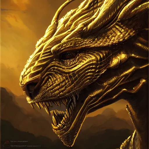File:Gold Dragon Illustration by Stable Diffusionn.webp