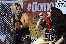 New Year's Day on the Warped Tour in 2013