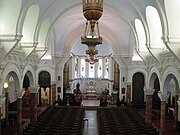 Interior view of the Episcopal Church of St. Luke and St. Matthew, Brooklyn, New York, 1889-91.
