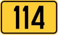 State Road 114 shield}}