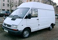 Renault Trafic first generation (second facelift) with high roof body