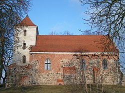 Church of St Lawrence from first half of 14th century.