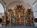 Altar and reredos