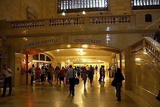 Entrance from the Grand Central Terminal Main Concourse