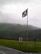 Looking from Liechtenstein to Switzerland, with no border controls