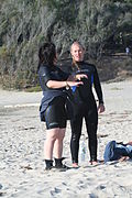 Short and full length wet suits