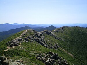 Franconia Ridge, a section of the Appalachian Trail in New Hampshire