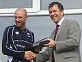 Adam Lyth receives 2008 Yorkshire Young Player of the Year award