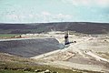 Backwater Reservoir during construction, June 1968