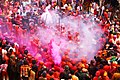 Image 12Devotees during Lathmar Holi, by Narender9 (from Wikipedia:Featured pictures/Culture, entertainment, and lifestyle/Religion and mythology)