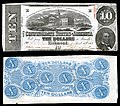 Ten Confederate States dollar (T59)