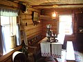 The kitchen at Melikhovo, where meals were prepared and the servants ate