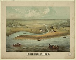 Chicago in 1820