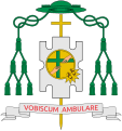 Coat of arms as Bishop of Kalibo; as Bishop of San Jose de Antique