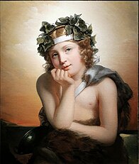 Bacchus as a child, 1822