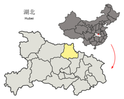 随州市在湖北省的地理位置
