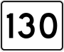 Route 130 marker