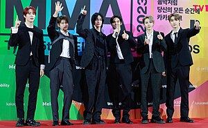 Riize in December 2023 From left to right: Anton, Sohee, Wonbin, Eunseok, Shotaro, and Sungchan