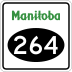 Provincial Road 264 marker