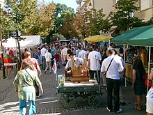 A braderie in Mondorf-les-Bains, Luxembourg, 2009