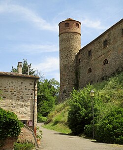 The tower of the castle of Montegemoli
