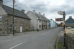 Village sign for East Clare Way