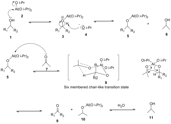 Oppenauer oxidation mechanism