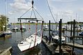 Removing a yacht from the marina