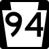 Pennsylvania Route 94 marker