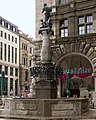 City Hall Fountain, Neues Rathaus, Burgplatz, Leipzig, 1908