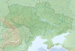 Location of strait in Ukraine