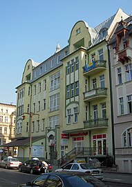 Facade on Słowackiego street
