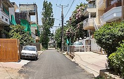 Typical street of Shahzad Town