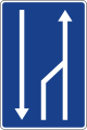 S-52b End of lane intended for circulation