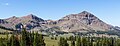 East aspect of Sunset Peak (left) and Wolverine Peak (right)