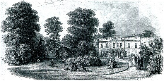 Sutton Court, the remodelled manor house, 1844