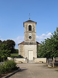The church in Vaudrémont