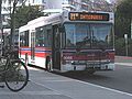 A BC Transit bus in downtown Victoria.